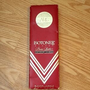 Isotoner Red Storage Box with Chevron Design